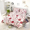 Red Apple Pattern Bedding Set