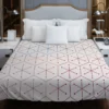 Red Blue Orange Hexagon Pattern Duvet Cover