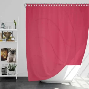 Red Magenta Abstract Gradient Shower Curtain