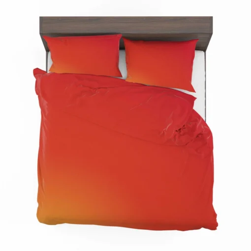 Red Orange Gradient Color Bedding Set 2