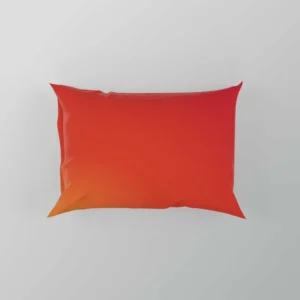 Red Orange Gradient Color Pillow Case