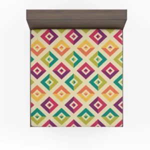 Retro Ethnic Pattern Fitted Sheet