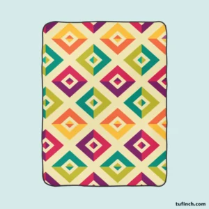 Retro Ethnic Pattern Fleece Blanket 1