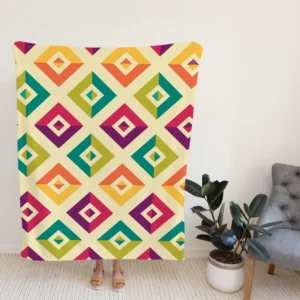 Retro Ethnic Pattern Fleece Blanket