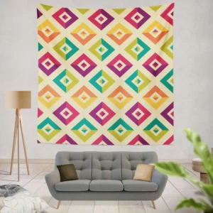 Retro Ethnic Pattern Wall Tapestry