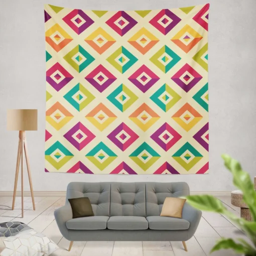 Retro Ethnic Pattern Wall Tapestry