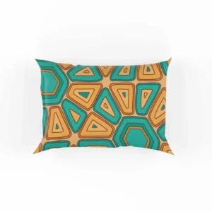 Retro Hexagon Pattern Pillow Case