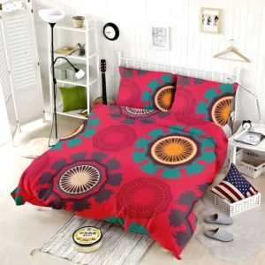 Retro Round Bohemian Pattern Bedding Set