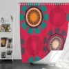 Retro Round Bohemian Pattern Shower Curtain