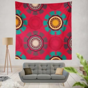 Retro Round Bohemian Pattern Wall Tapestry