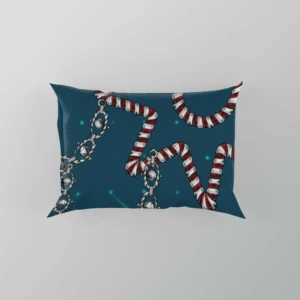 Retro Sketch Golden Chain Design Pillow Case