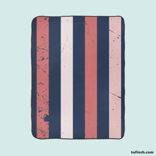 Retro Vintage Background Texture with Vertical Lines Fleece Blanket 1