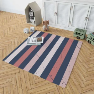 Retro Vintage Background Texture with Vertical Lines Rug 1