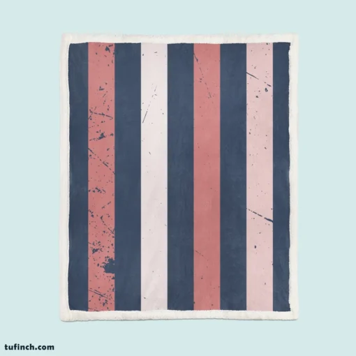 Retro Vintage Background Texture with Vertical Lines Sherpa Fleece Blanket 1