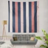 Retro Vintage Background Texture with Vertical Lines Wall Tapestry