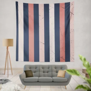 Retro Vintage Background Texture with Vertical Lines Wall Tapestry