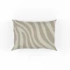 Rhino Gray Organic Abstract Design in Neutral Tones Pillow Case