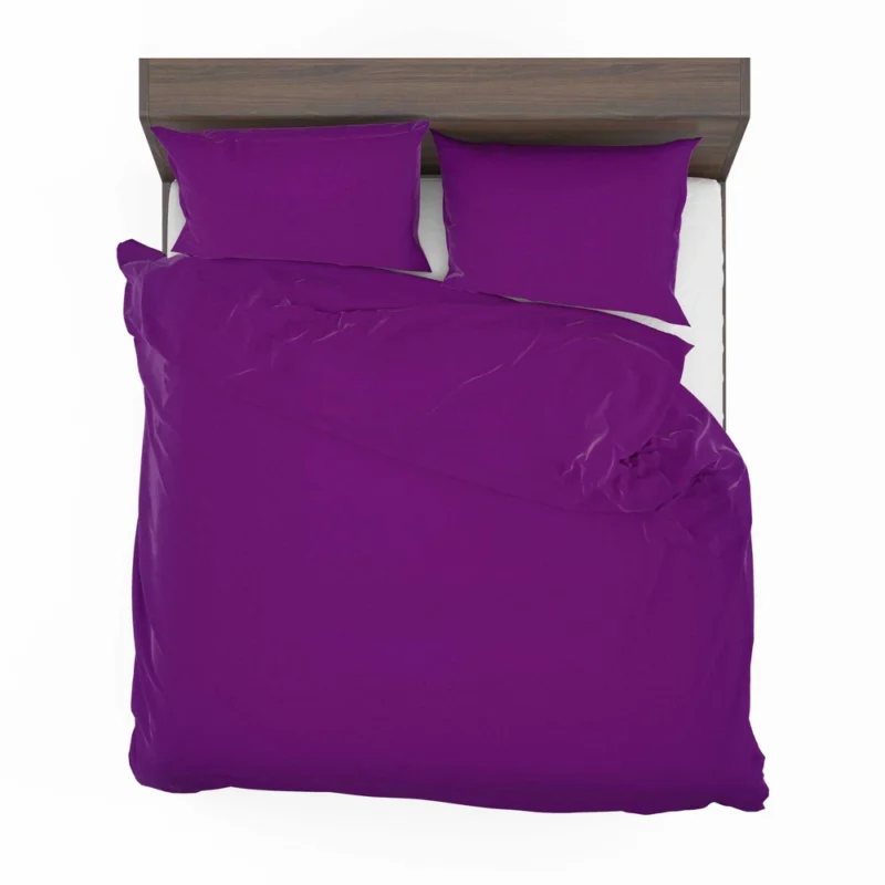 Rich Purple Solid Color Bedding Set 2