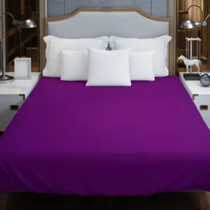 Rich Purple Solid Color Duvet Cover