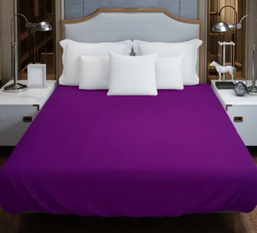 Rich Purple Solid Color Duvet Cover