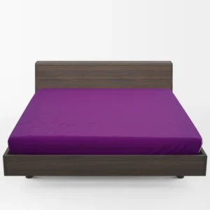 Rich Purple Solid Color Fitted Sheet 1