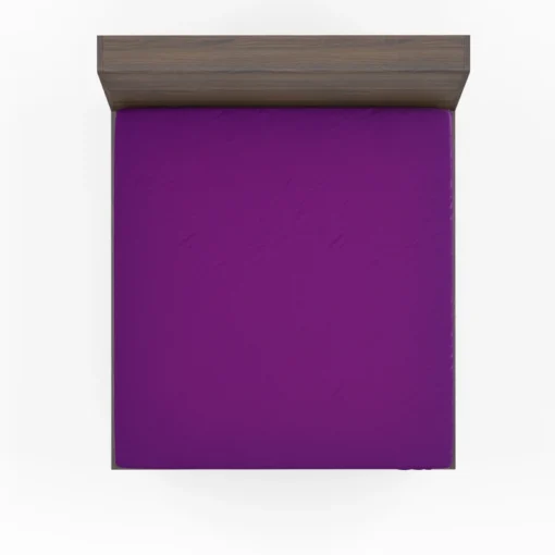 Rich Purple Solid Color Fitted Sheet