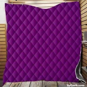 Rich Purple Solid Color Quilt Blanket