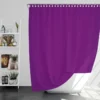 Rich Purple Solid Color Shower Curtain