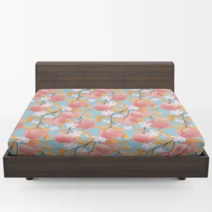 Rose Apple Floral Pattern Fitted Sheet 1