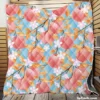 Rose Apple Floral Pattern Quilt Blanket