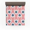 Rose Colored Ikat Design Fitted Sheet