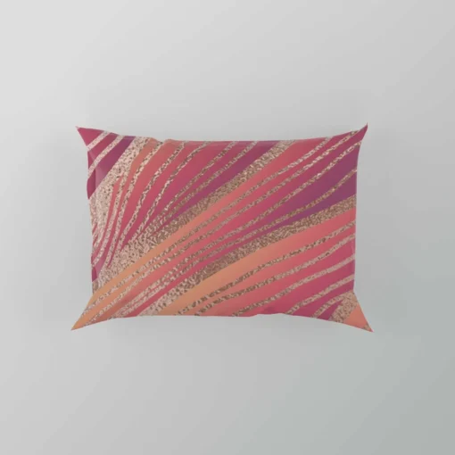 Rose Gold Elegant Abstract Design Pillow Case