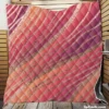 Rose Gold Elegant Abstract Design Quilt Blanket