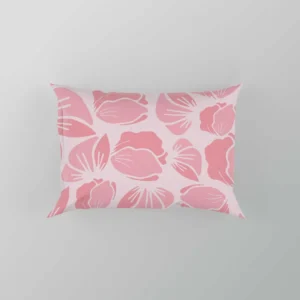 Rose Pink Floral Petals Pillow Case