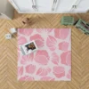 Rose Pink Floral Petals Rug