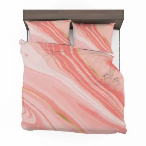 Rose & Punch Mix Liquid Marble Bedding Set 2