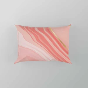 Rose & Punch Mix Liquid Marble Pillow Case