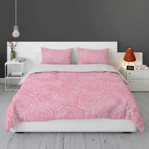 Rose Water Background Bedding Set 1