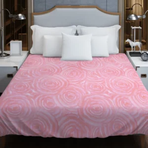 Rose Water Background Duvet Cover