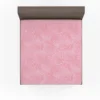 Rose Water Background Fitted Sheet