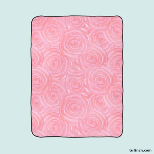 Rose Water Background Fleece Blanket 1