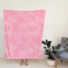 Rose Water Background Fleece Blanket