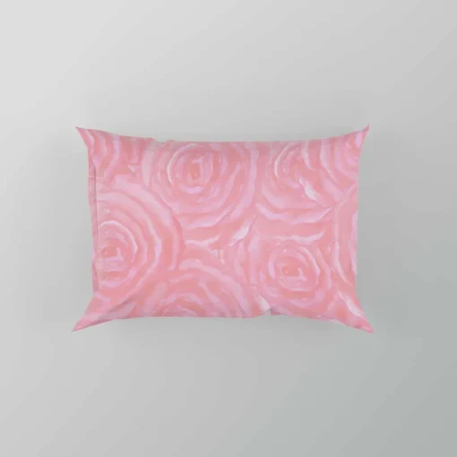 Rose Water Background Pillow Case