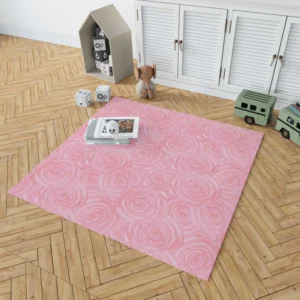 Rose Water Background Rug 1