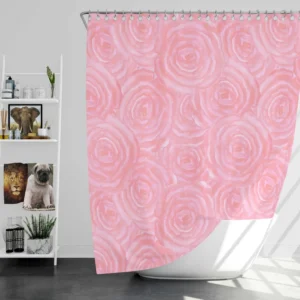 Rose Water Background Shower Curtain