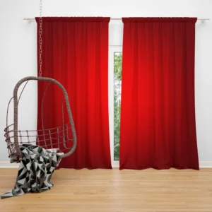 Rosso Corsa Red Gradient Curtain