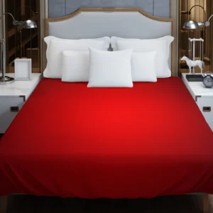 Rosso Corsa Red Gradient Duvet Cover