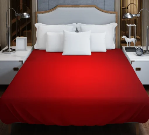 Rosso Corsa Red Gradient Duvet Cover