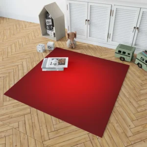 Rosso Corsa Red Gradient Rug 1