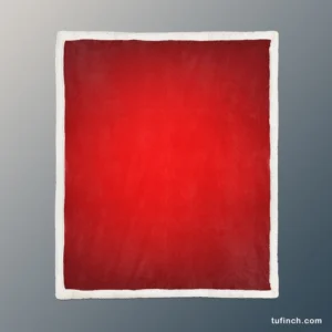 Rosso Corsa Red Gradient Sherpa Fleece Blanket 1